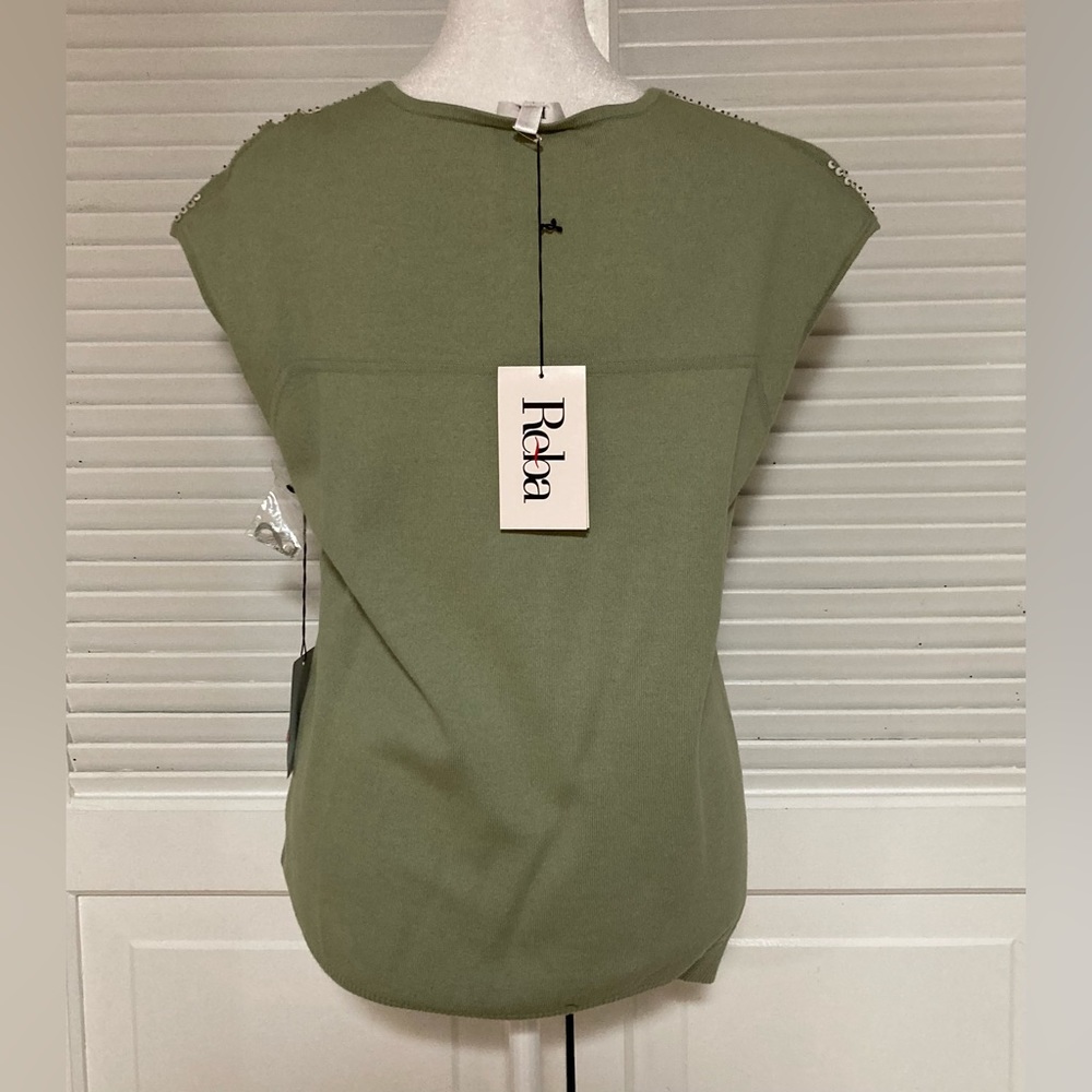 NWT Reba Sleeveless Blouse Size Large - Picture 5 of 10